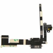 Шлейф для iPad 2 WiFi+3G з тримачем SIM картки та роз'єм під навушники чорного кольору