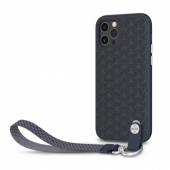 Moshi Altra Slim Case with Wrist Strap for iPhone 12/12 Pro, Midnight Blue (99MO117008)
