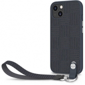 Moshi Altra Slim Hardshell Case with Wrist Strap for iPhone 13, Midnight Blue (99MO117532)