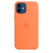 Apple Silicone Case with MagSafe for iPhone 12/12 Pro, Kumquat 1:1