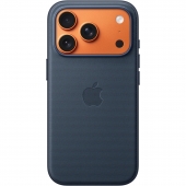 Apple TechWoven Case with MagSafe + Sensor Button for iPhone 17 Pro Max, Blue (HC)
