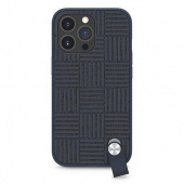 Moshi Altra Slim Hardshell Case with Wrist Strap for iPhone 13 Pro, Midnight Blue (99MO117533)