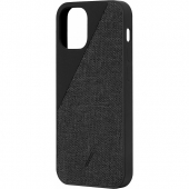 Native Union Clic Canvas Case for iPhone 12 Mini, Slate (CCAV-BLK-NP20S)