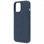 Native Union Clic Canvas Case for iPhone 12 Mini, Indigo (CCAV-IND-NP20S)