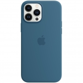 Apple Silicone Case with MagSafe for iPhone 13 Pro Max, Blue Jay (HC)