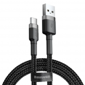 Baseus Cafule Type-C 2A 2m, Gray/Black
