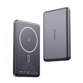 McDodo PowerBank Magnetic Metal Ultra-Thin Wireless Charger 5000mAh 20W, Black (MC-4641)