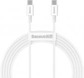 Baseus Superior Series Fast Charging Type C to Type C PD 100W 1m Cable, White