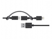 Кабель Belkin Cable 2 in 1 Apple Lighting and Micro USB 0.9M