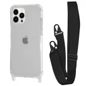 WAVE Clear Case with Strap iPhone 14 Pro Max, Black