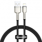Baseus Cafule Series Metal Data USB to Lightning 2m Cable, Black
