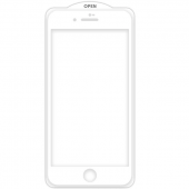 3D Glass Protector for iPhone 7/8, White