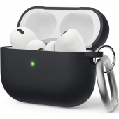 Elago Liquid Hybrid Hang Case for Airpods Pro 2nd Gen, Black (EAPP2RH-HANG-BK)