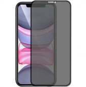 Захисне 3D скло "Антиблік" ZK Protection Glass for iPhone 11 Pro Max/Xs Max Anti Peep 0.26mm + Back Film, (Black)