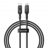 Baseus Unbreakable Series Fast Charging Data Cable Type-C to Type-C 100W 2m, Cluster Black