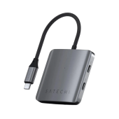 Satechi 4-Port USB-C Hub with PD Space Grey (ST-H4CPDM)