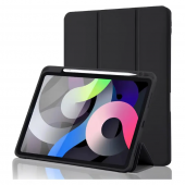 Comma Joy PU Case with Pen Holder Series for iPad mini 6/7, Black