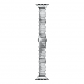 Laut Links March for Apple Watch 44/45/46/49mm, Silver (L_AWL_MAR_SL)