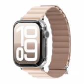 Laut NOVI SPORT FlexColor Watch Strap for Apple Watch Series 4-10 & SE & ULTRA 49/46/45/44mm, Beige/Caramel (L_AWL_NS_BE)