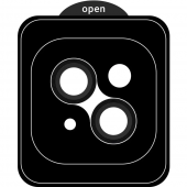 ArmorStandart Protective Glass Pro for Camera iPhone 13, Black (ARM68067)