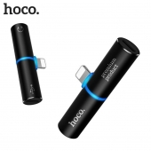 Перехідник Hoco LS7 Tower Lightning to 2x Lightning Adapter Black