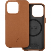 Native Union Clic Classic Magnetic Case for iPhone 13 Pro, Tan (CCLAS-BRN-NP21MP)