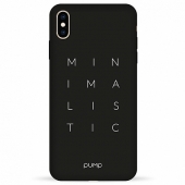 Pump Silicone Minimalistic Case for iPhone XS Max Minimalistic 
