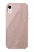 Native Union Clic Canvas Black for iPhone XR Rose (CCAV-ROSE-NP18M)