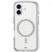 Laut AERO SPARKLE for iPhone 16 Plus with MagSafe, Crystal Silver (L_IP24C_AS_SL)