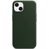 Apple Leather Case with MagSafe for iPhone 13, Sequoia Green (HC)