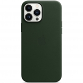 Apple Leather Case with MagSafe for iPhone 13 Pro, Sequoia Green (HC)