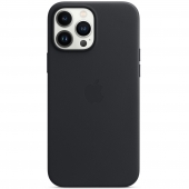 Apple Leather Case with MagSafe for iPhone 15 Pro, Black (HC)
