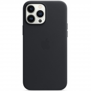 Apple Leather Case with MagSafe for iPhone 15 Pro, Black (HC)