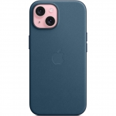 Apple FineWoven Case with MagSafe for iPhone 15 Plus, Pacific Blue (MT4D3)
