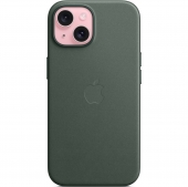 Apple FineWoven Case with MagSafe for iPhone 15 Plus, Evergreen (MT4F3)