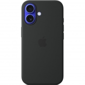 Apple Silicone Case for iPhone 16, Black (HC)(A)