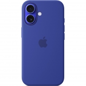 Apple Silicone Case with MagSafe for iPhone 16, Ultramarine (MYY63)