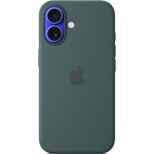 Apple Silicone Case with MagSafe for iPhone 16 Plus, Lake Green (MYYH3)