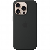 Silicone Case with MagSafe for iPhone 16 Pro, Black (HC)