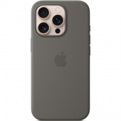 Apple Silicone Case with MagSafe for iPhone 16 Pro, Stone Gray (MYYL3)