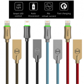 Кабель McDodo Knight Zinc Alloy Series Lightning 1.2m with Breathing Light
