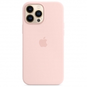 Apple Silicone Case with MagSafe for iPhone 13 Pro Max, Chalk Pink (MM2R3)