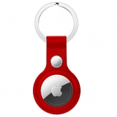 Apple Leather Key Ring for AirTag, Red OEM