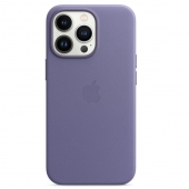 Apple Leather Case with MagSafe for iPhone 13 Pro, Wisteria (MM1F3)