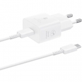 Samsung 25W PD Power Adapter (with Type-C cable), White (EP-T2510XWE)