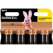 Лужні батареї Duracell Plus AA LR6/MN1500, 8 шт