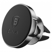 Магнітний автомобільний тримач Baseus Small Ears Series Magnetic Car Air Vent Mount Black