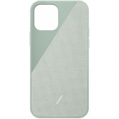 Native Union Clic Canvas Case for iPhone 12/12 Pro, Sage (CCAV-GRN-NP20M)