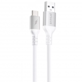 Proove ReGen Silicone USB to Type-C 3A (1m), White (CCRS27001202)