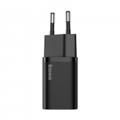 Baseus Super Silicone Quick Charger 30W (Type-C), Black (CCSUP-J01)